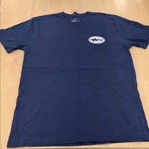 Men's Dogfish Brewing Navy Blue T-Shirt Large